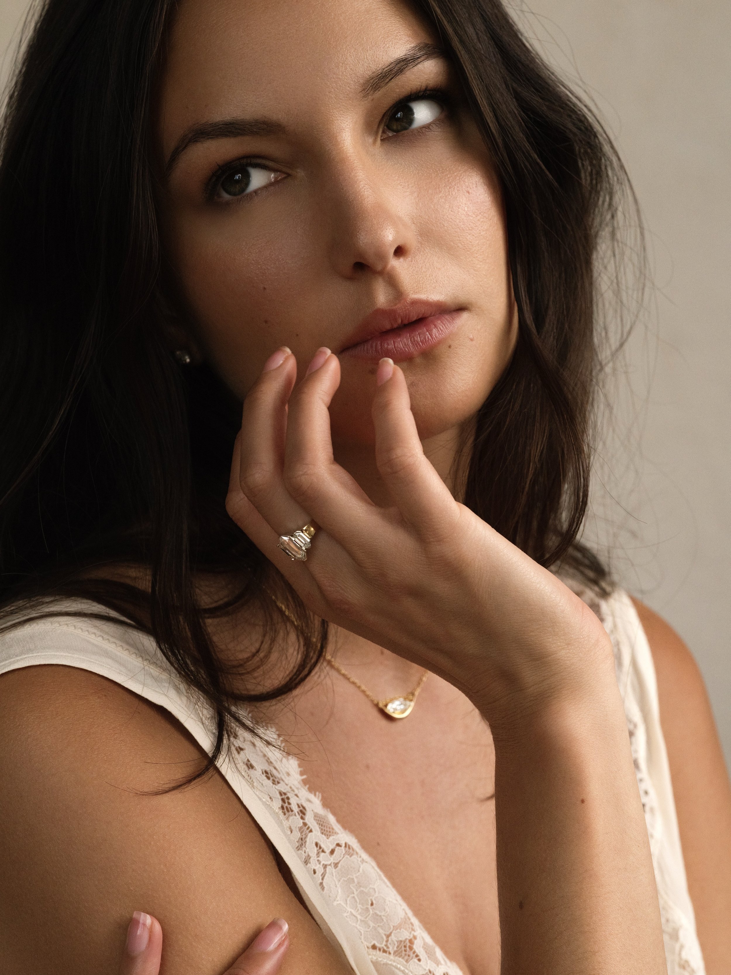 Perfection. Worn by @anaristic___ from @wild.mgmt the One and Only &ldquo;Big Hexy&rdquo; natural Canadian diamond ring in solid 18k yellow gold and 19k white gold.  Not only is it beautiful, it&rsquo;s ridiculously comfortable on the finger with low