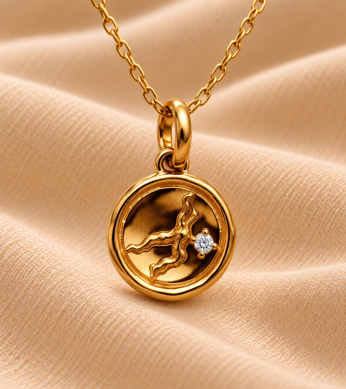 SHU Pendant - 10k Yellow Gold  Pendant only