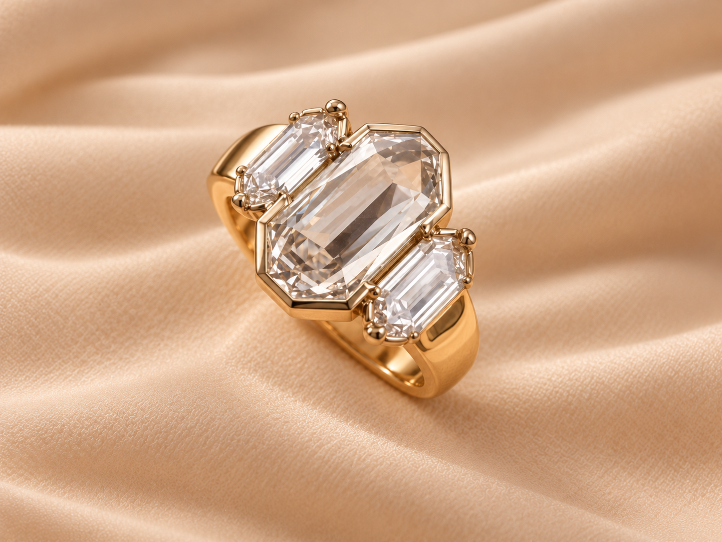 18K "Bix Hexy" Diamond Ring
