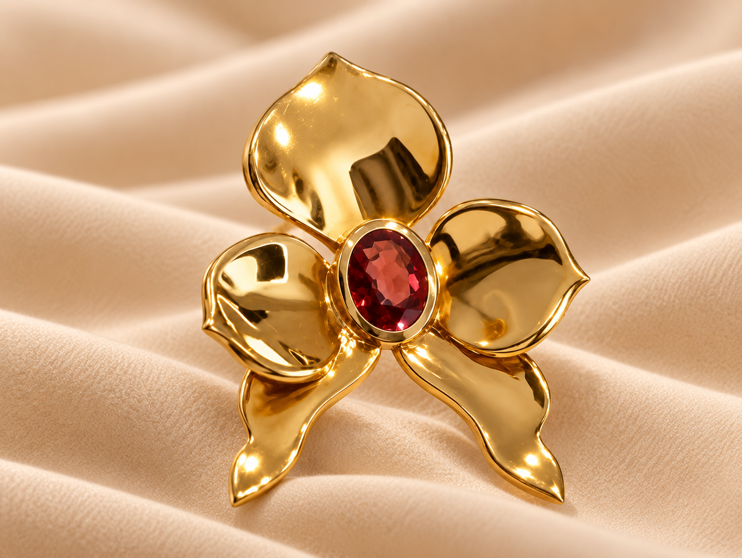 18K "Orchid" Ring