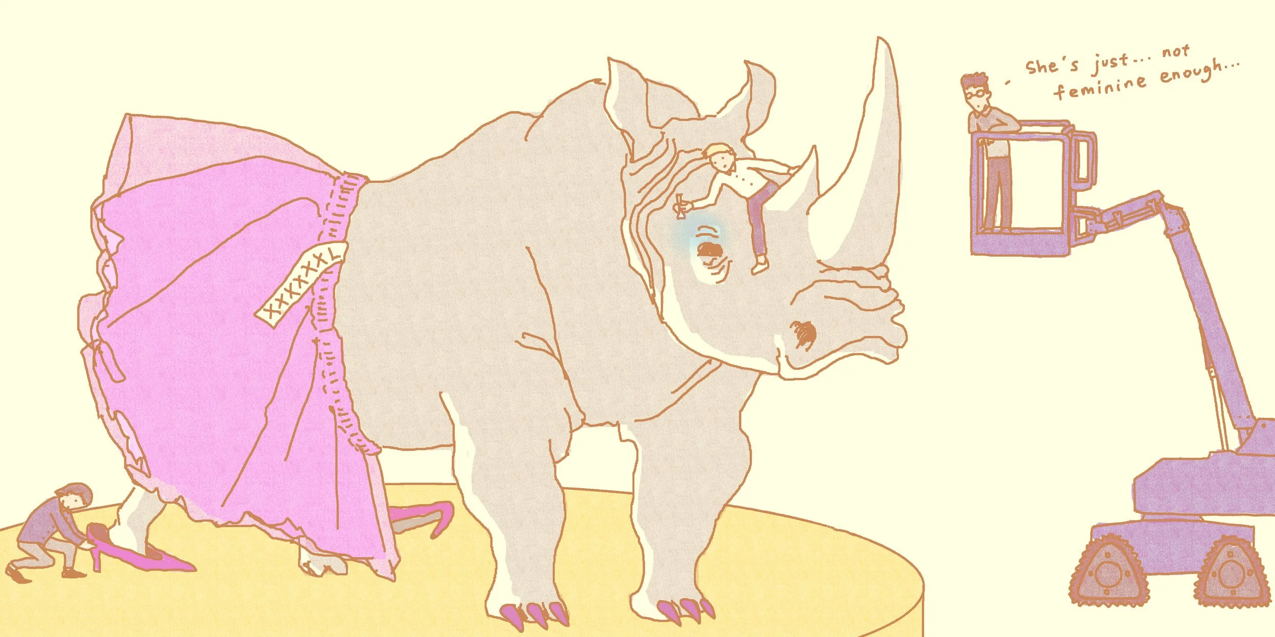 She's just... not feminine enough...