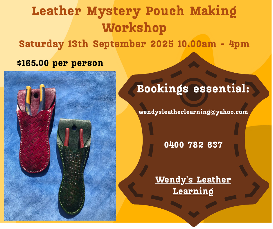 Leather Mystery Pouch Making Workshop