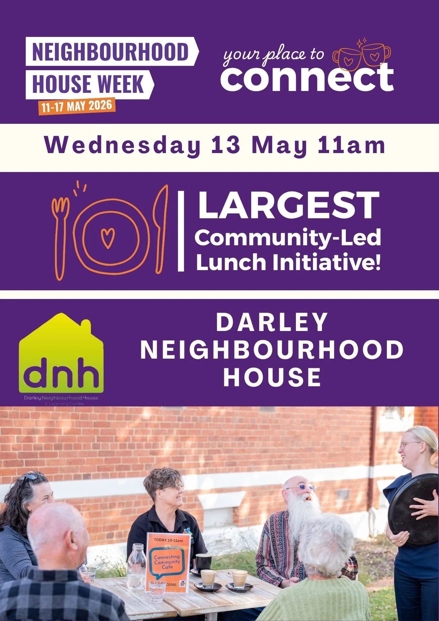 Neighbourhood House Week - Largest Community-Led Lunch Initiative