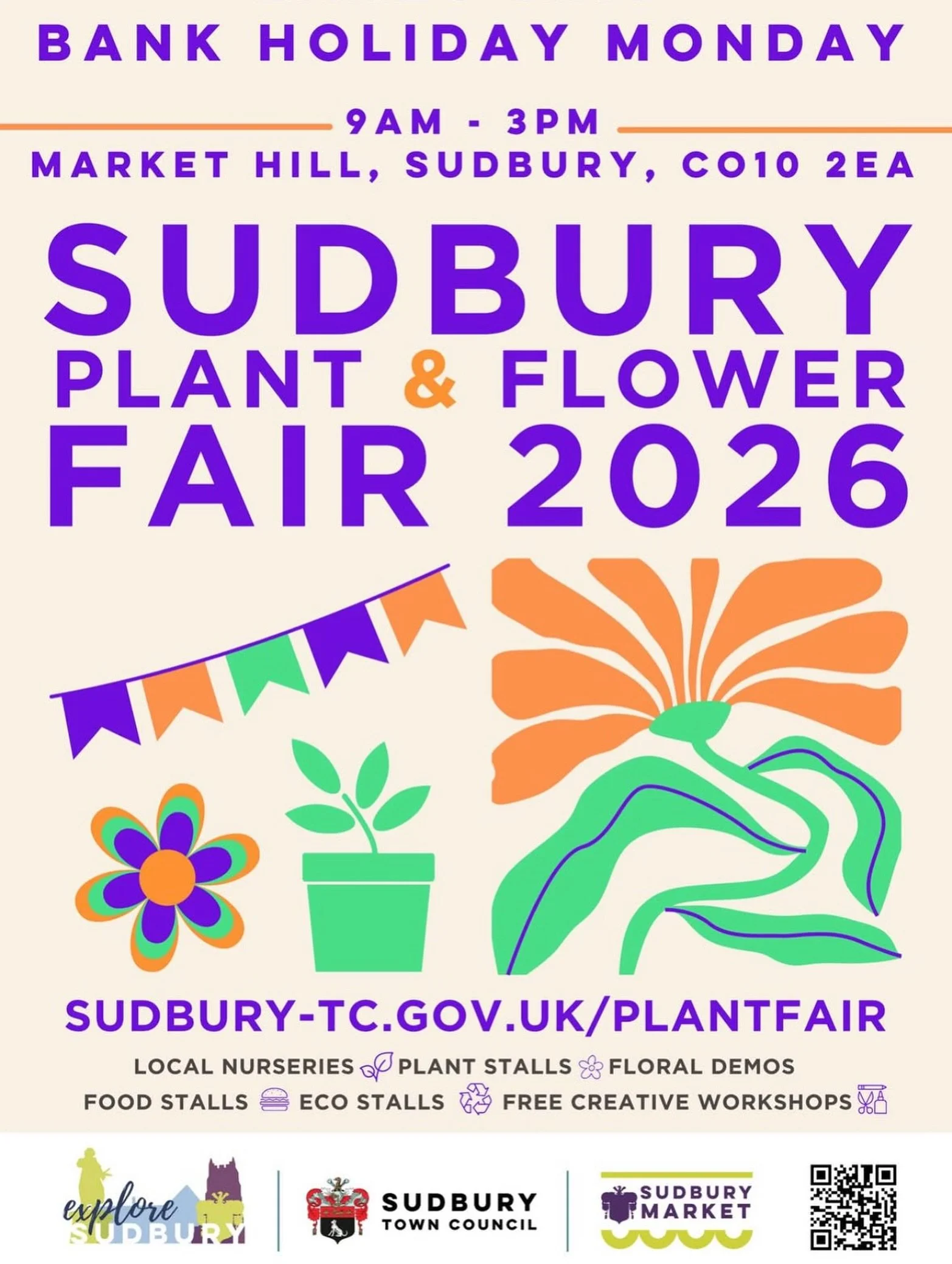 No stems on the stand today&hellip;

But Monday we&rsquo;ll be at Market Hill for the Sudbury Plant &amp; Flower Fair &mdash; 9am&ndash;3pm. Jam jars, fresh cut, grown right here in Suffolk.

Can&rsquo;t make it? Message to preorder your weekend flow