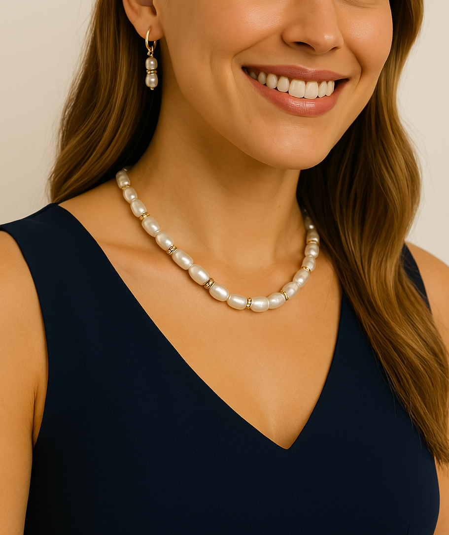 Valentina Pearl Jewelry Set