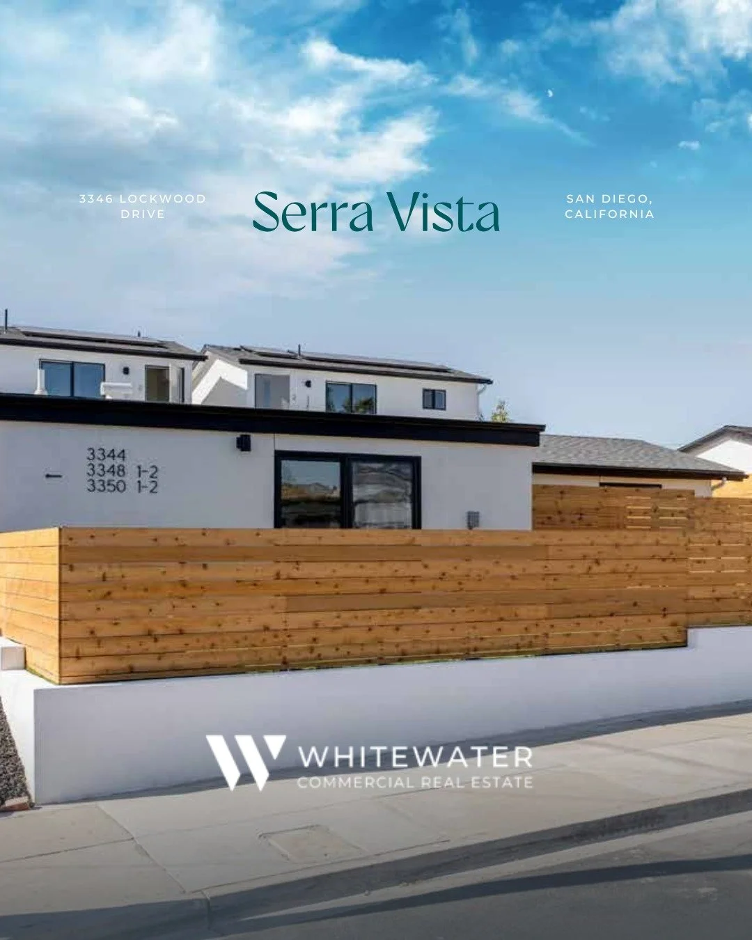We are proud to present Serra Vista, a six unit multi-family offering, composed of four newly constructed units and two fully renovated units, located in the vibrant Serra Mesa neighborhood of San Diego! 

DM for more info!