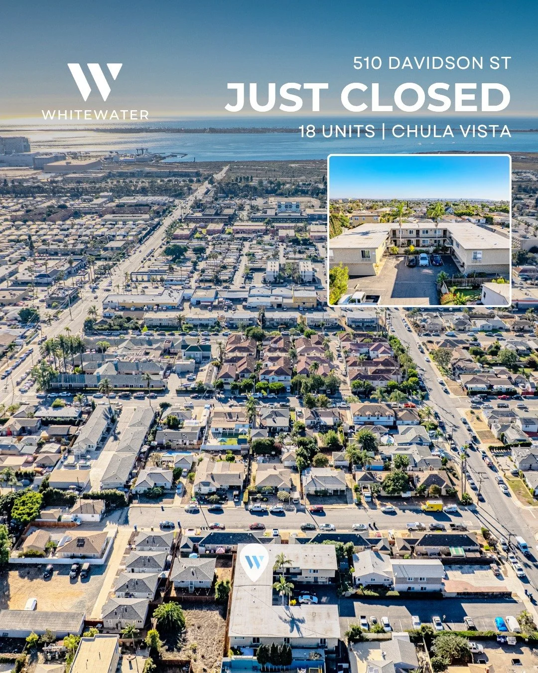 Just Closed | 18 Units | Chula Vista

Excited to share our latest value-add closing -- 18 units in Chula Vista! We represented a 1031 exchange buyer who traded out of some commercial property into this deal. Closed at $4,800,000. 

Represented by @co