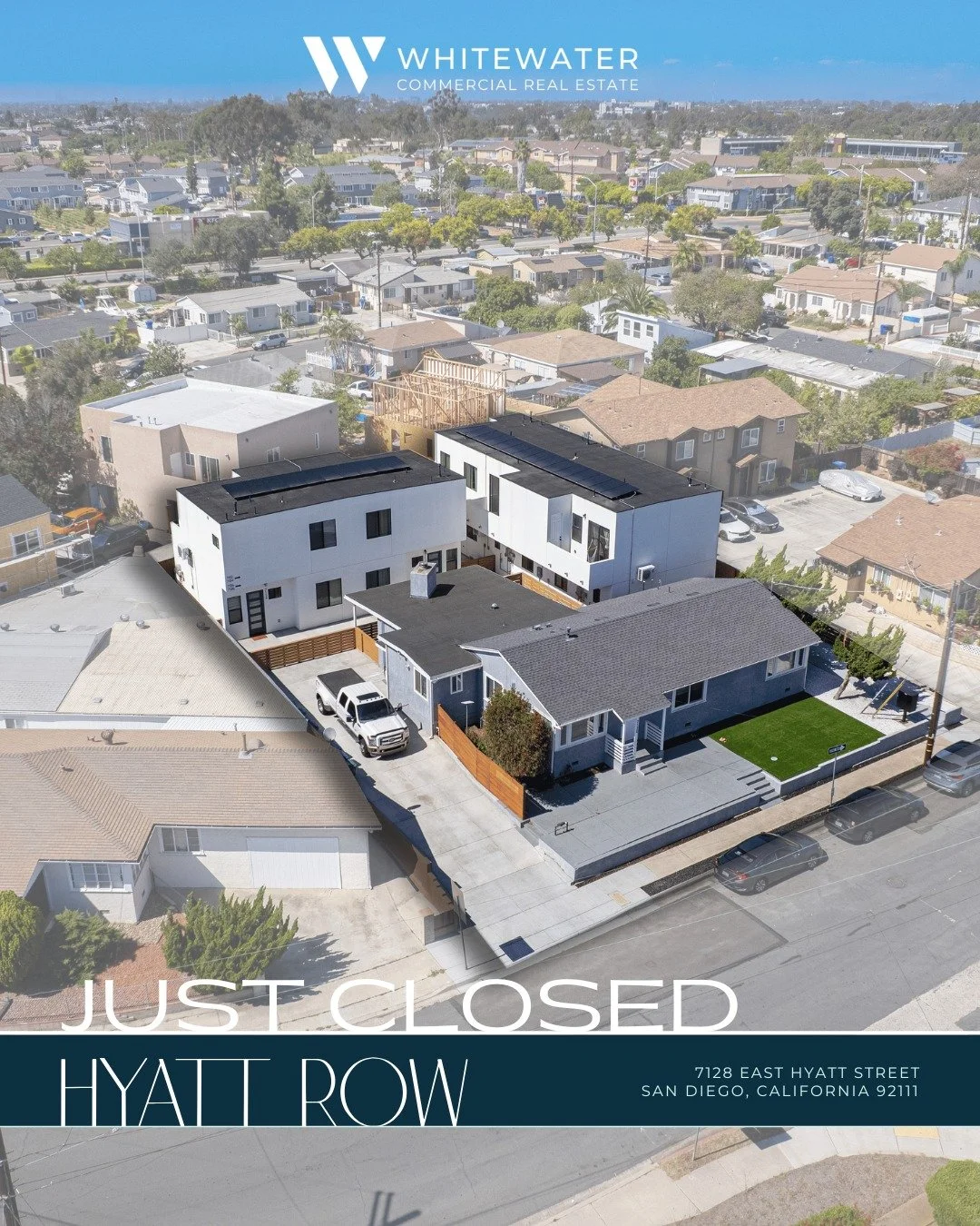 Proud to announce our latest closing - 7128 E Hyatt Street in Linda Vista! This 6-unit complex sold for $3,575,000. 

Hyatt Row achieved a record-setting price per unit for an apartment building with five or more units in the Linda Vista submarket!