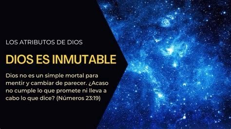 La Inmutabilidad de Dios
