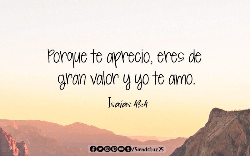 Eres valioso