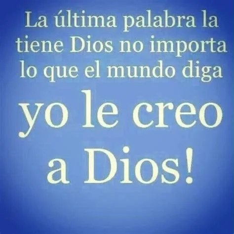 No te importe lo que el mundo diga