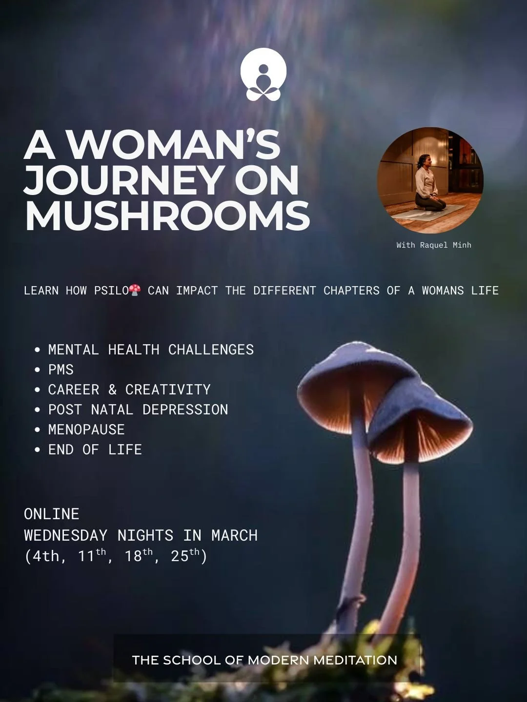 woman's journey on psilocybin mushrooms