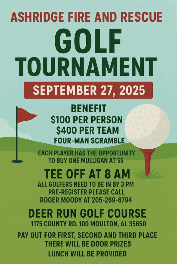 Ashridge Fire and Rescue Golf Tournament