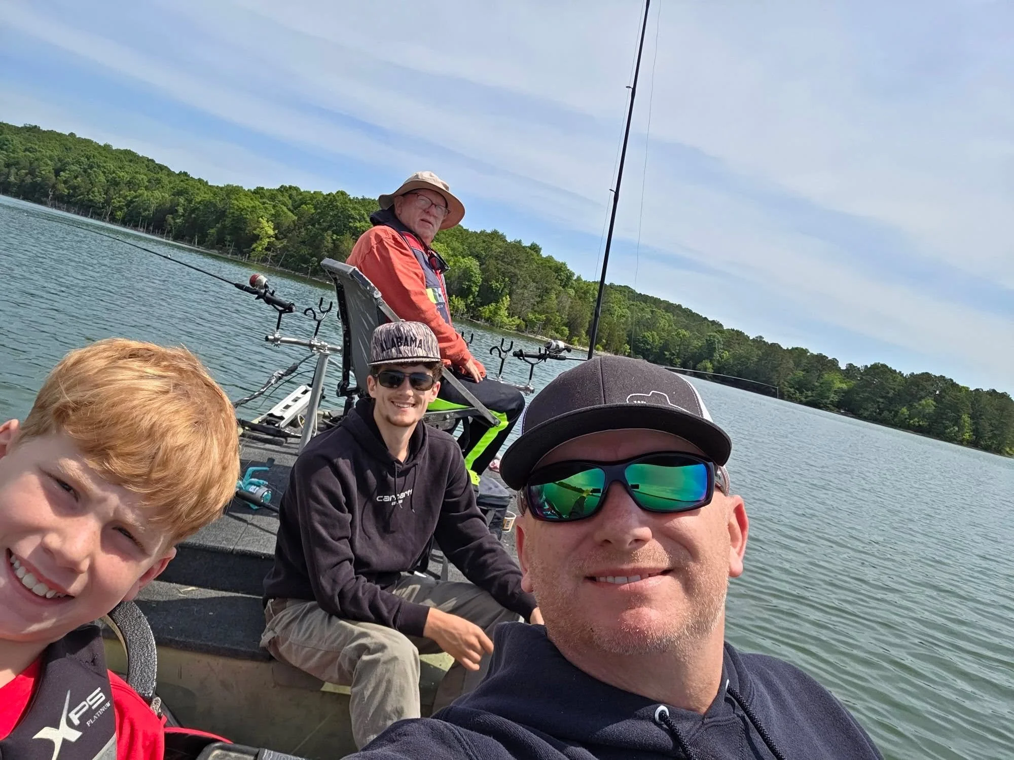PHOTO OF THE DAY: Four fishermen, several rods, and at least one story about the one that got away. 🎣 Brandon Borden shared, "Me, my two boys, and my dad went fishing a couple weeks ago."