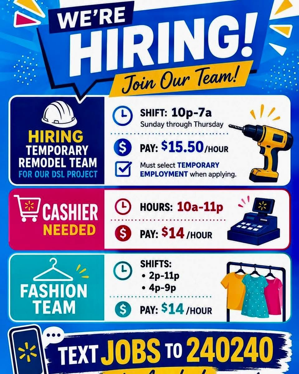 EMPLOYMENT OPPORTUNITIES IN MOULTON: