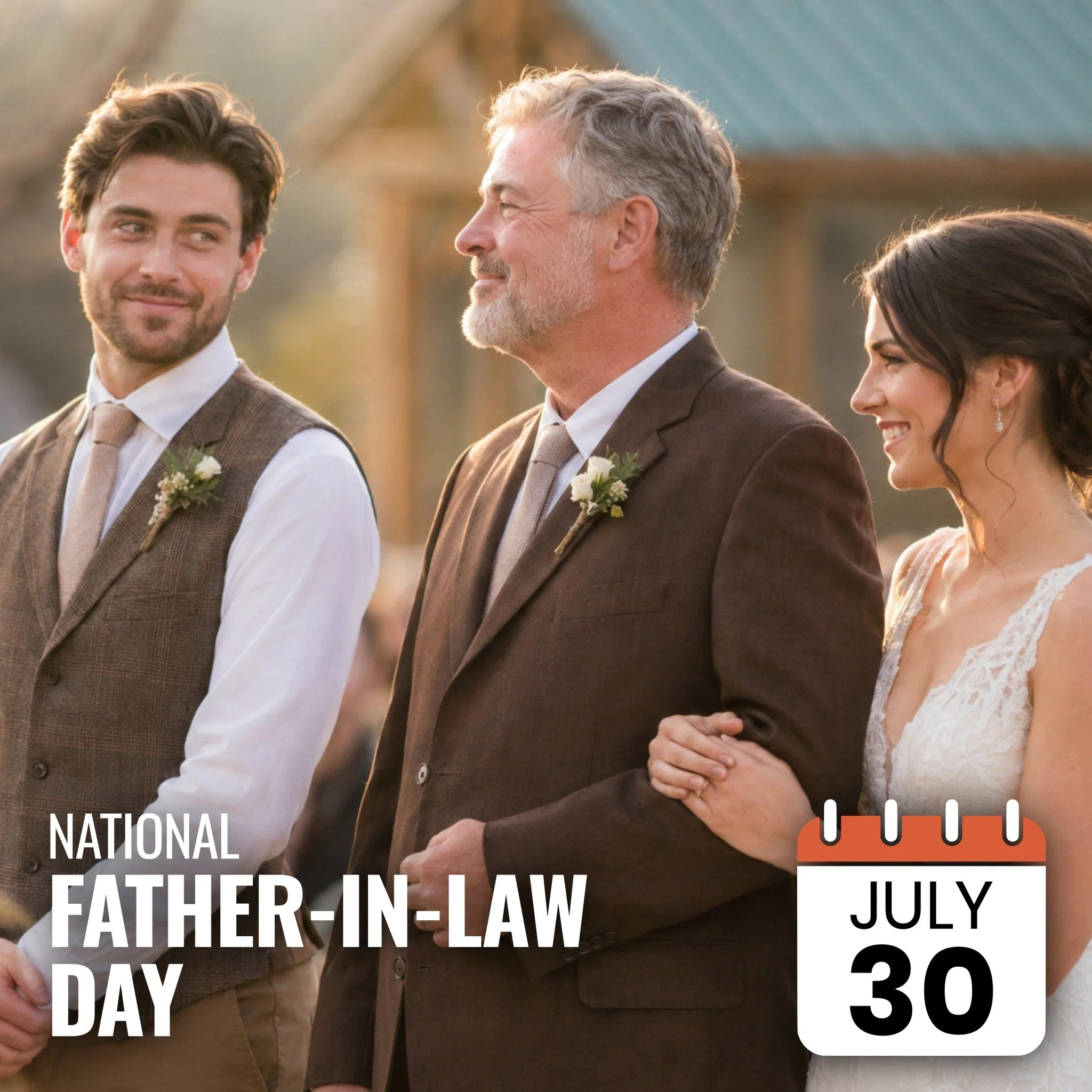 Some people get a father-in-law. Some get a second dad. ❤️ It&rsquo;s National Father-in-Law Day! Share a photo or a favorite memory of yours below. ⬇️