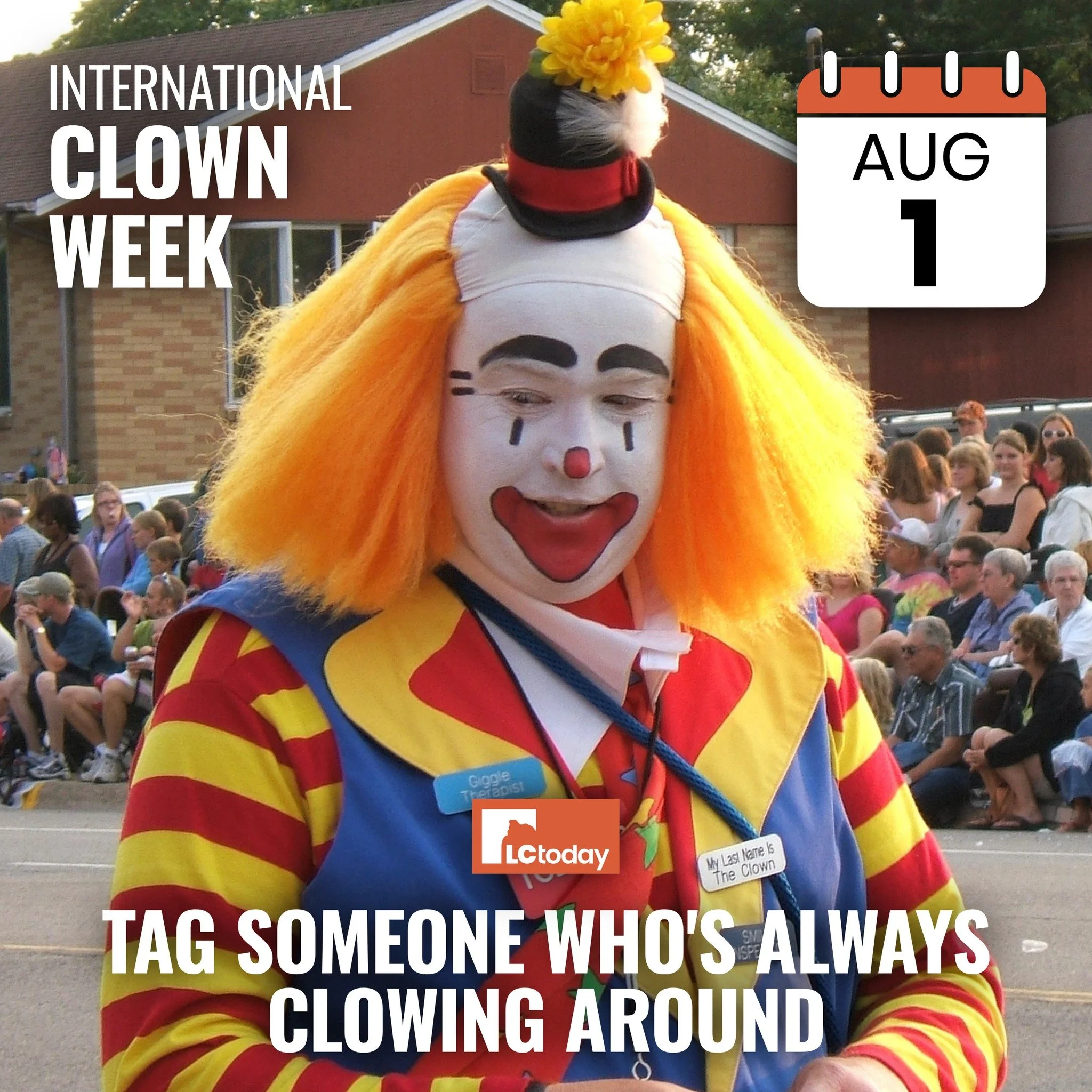 🤡 International Clown Week kicks off today! Tag someone who&rsquo;s always clowning around. 👀