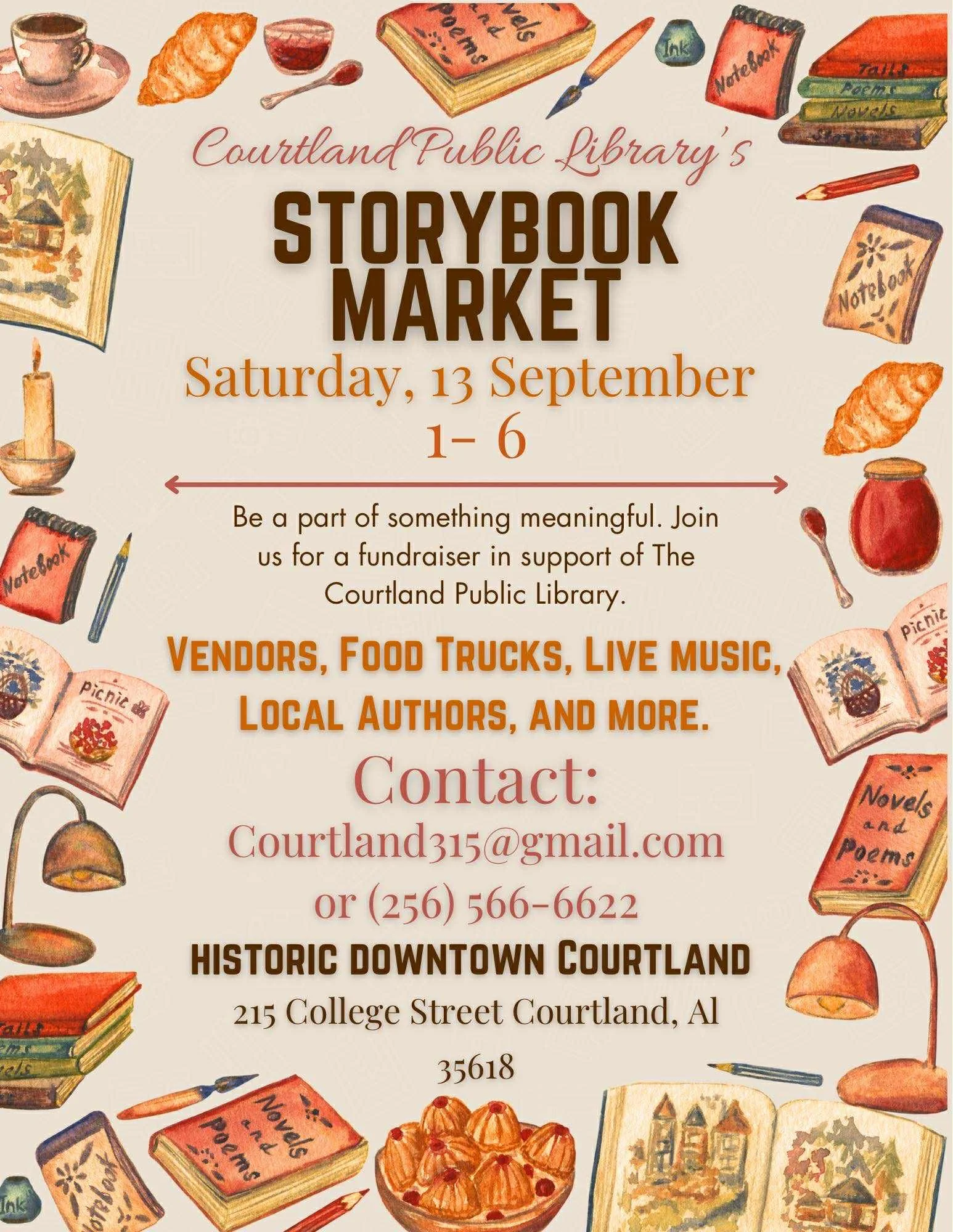 Courtland Library Storybook Market
