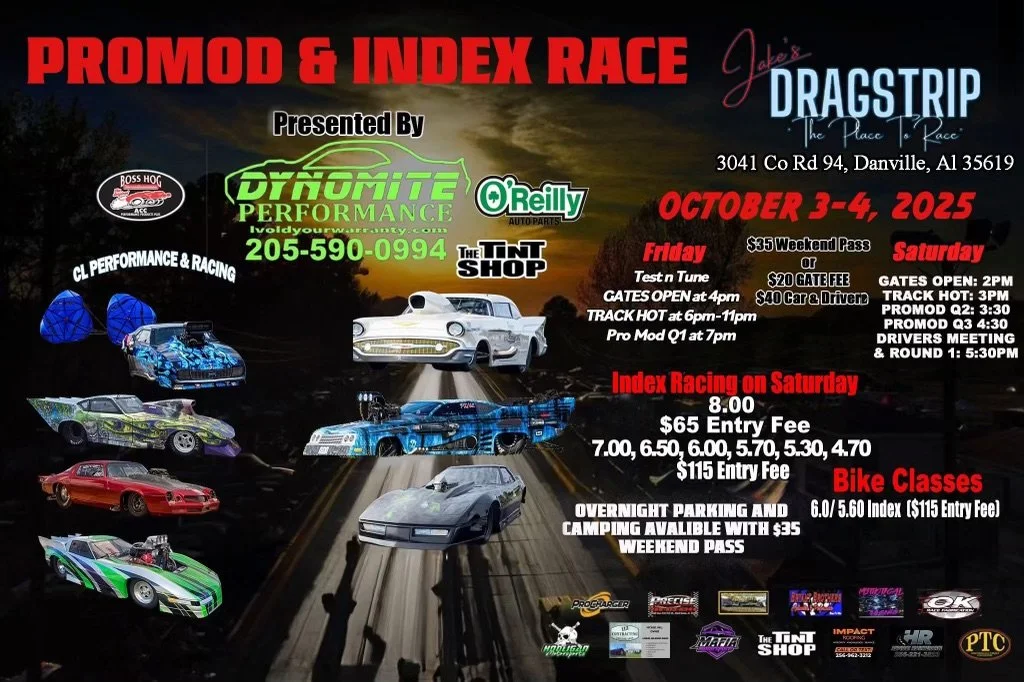 Jake’s Dragstrip Promod & Index Race