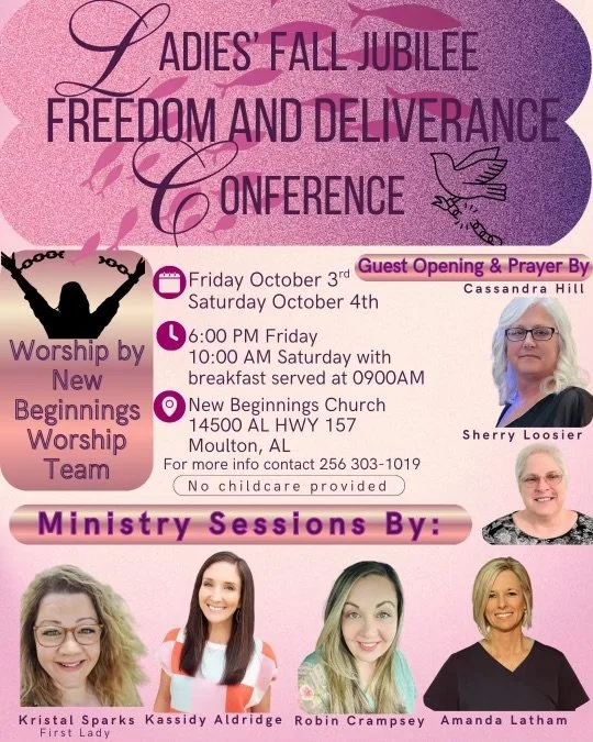 Ladies’ Fall Jubilee: Freedom & Deliverance Conference