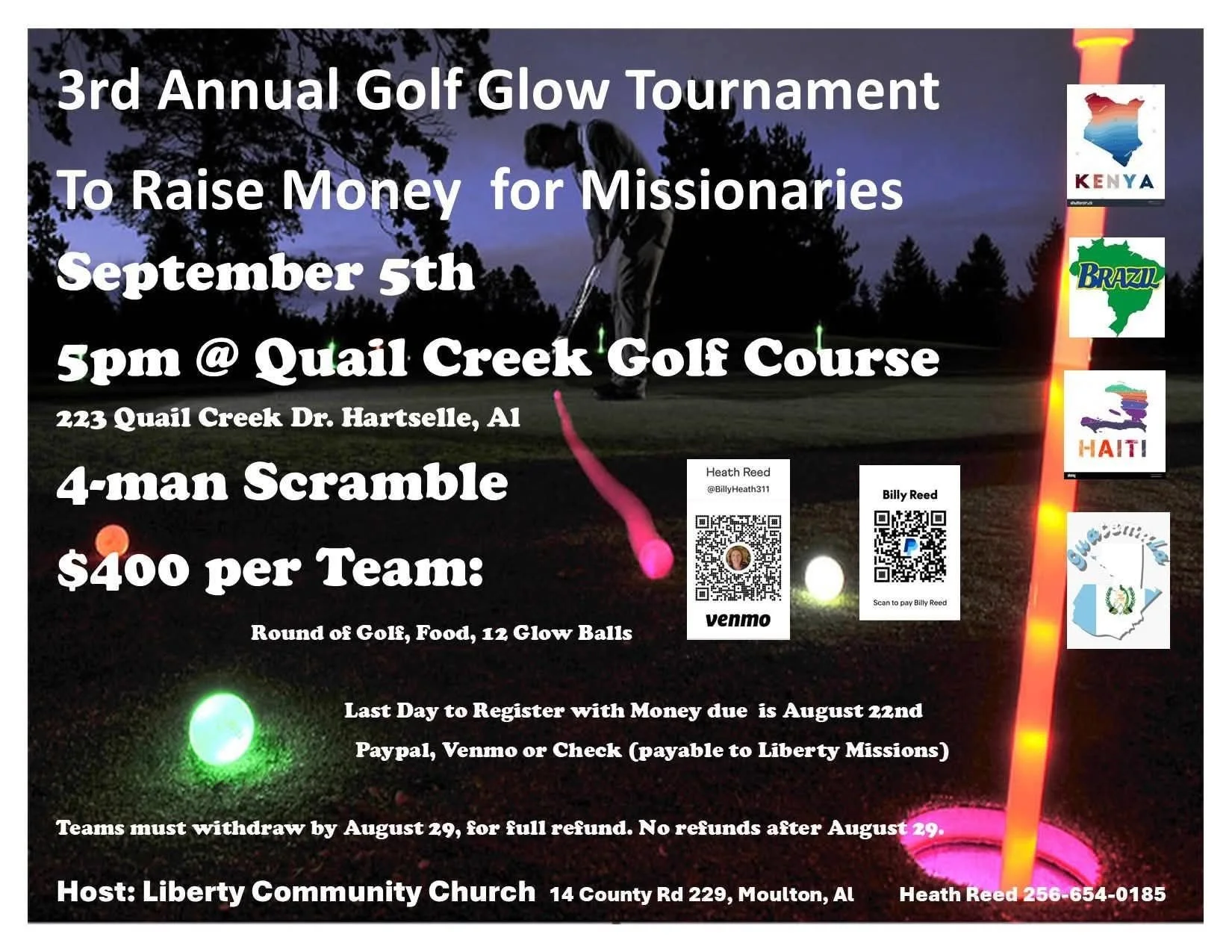 3rd Annual Golf Glow Tournament