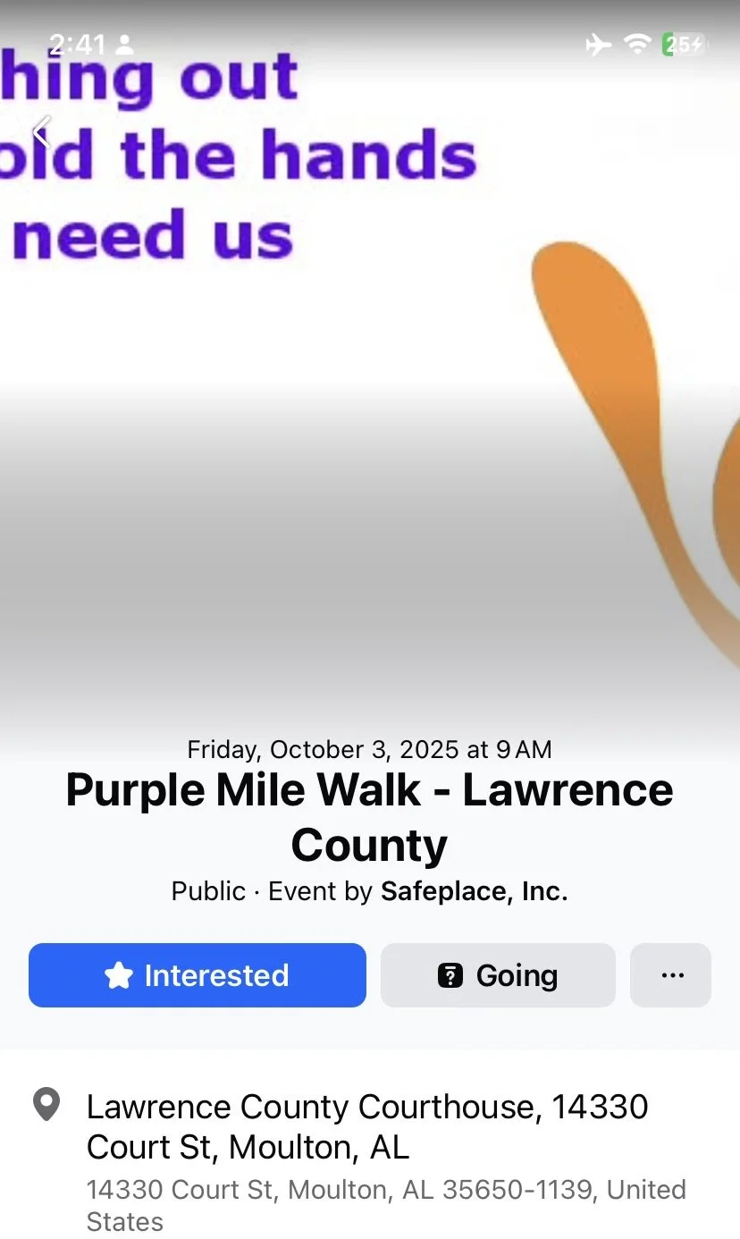 Purple Mile Walk - Lawrence County
