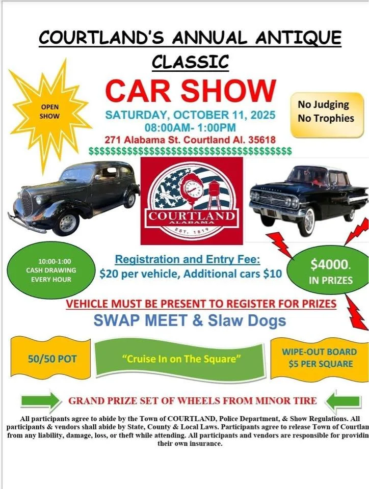 Courtland's Annual Antique Classic Car Show