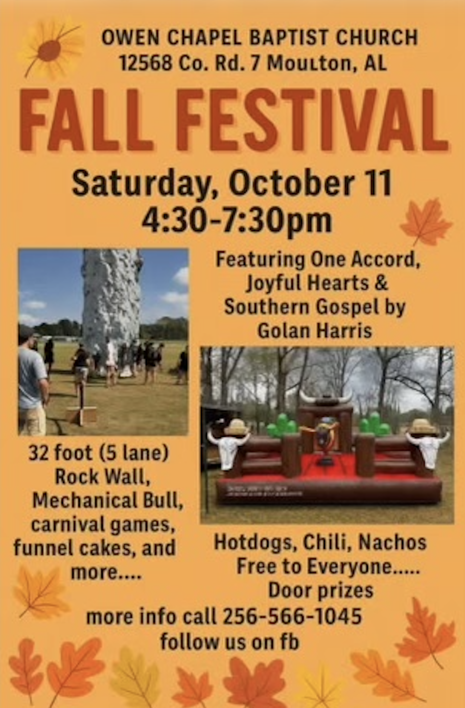 Owen Chapel Baptist Fall Festival