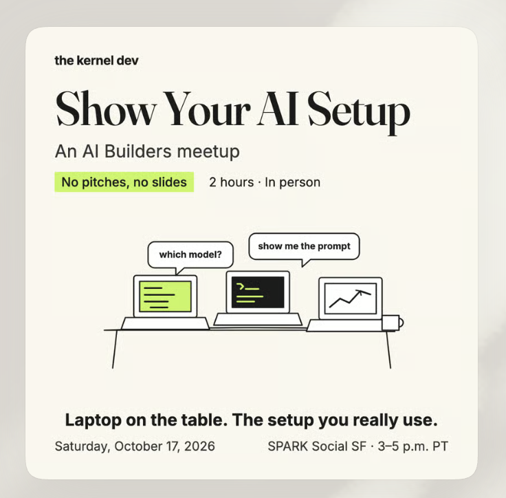 Show Your AI Setup | Yes SF!