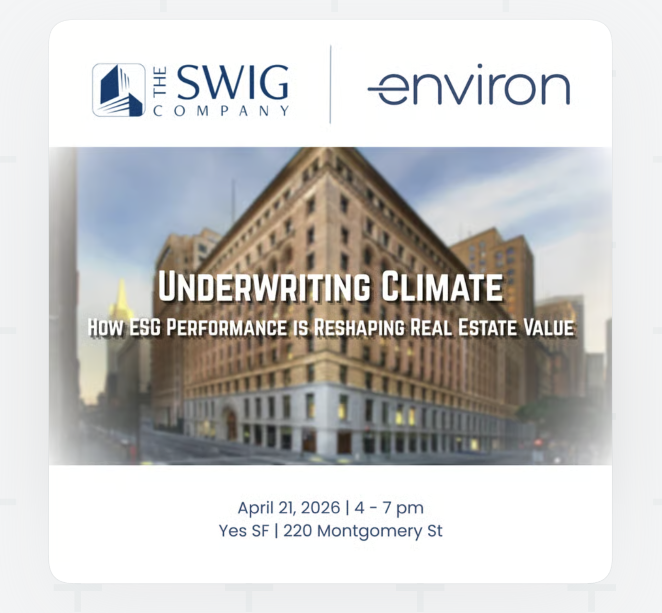 Underwriting Climate - How ESG Performance is Reshaping Real Estate Value