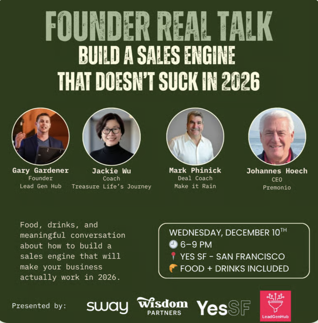 Founder Real Talk - Build a Sales Engine that Doesn't Suck in 2026