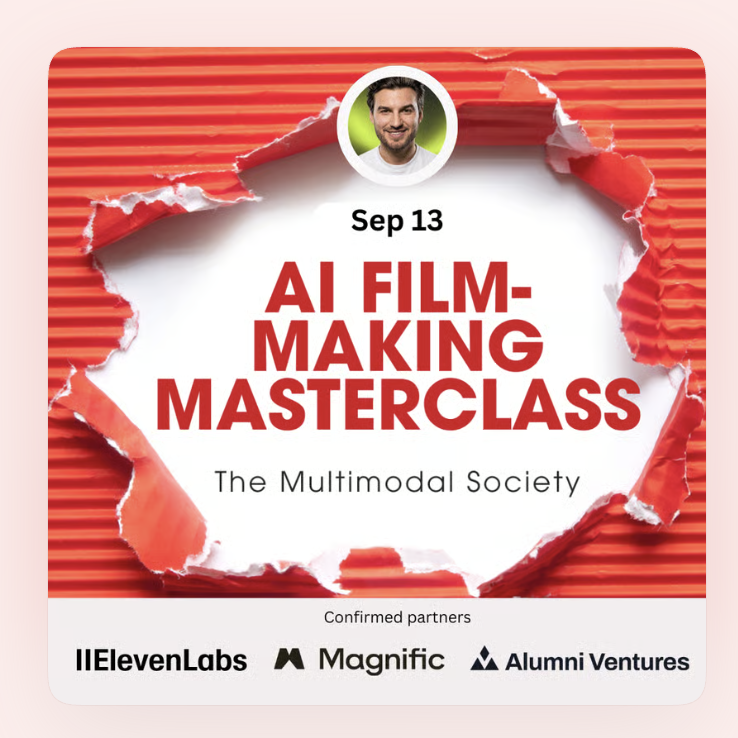 AI Filmmaking Masterclass + Hackathon