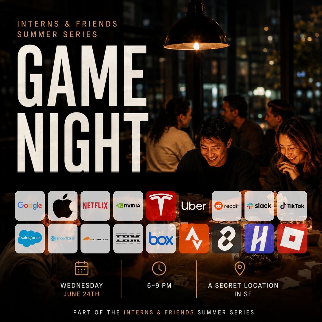SF Intern Game Night