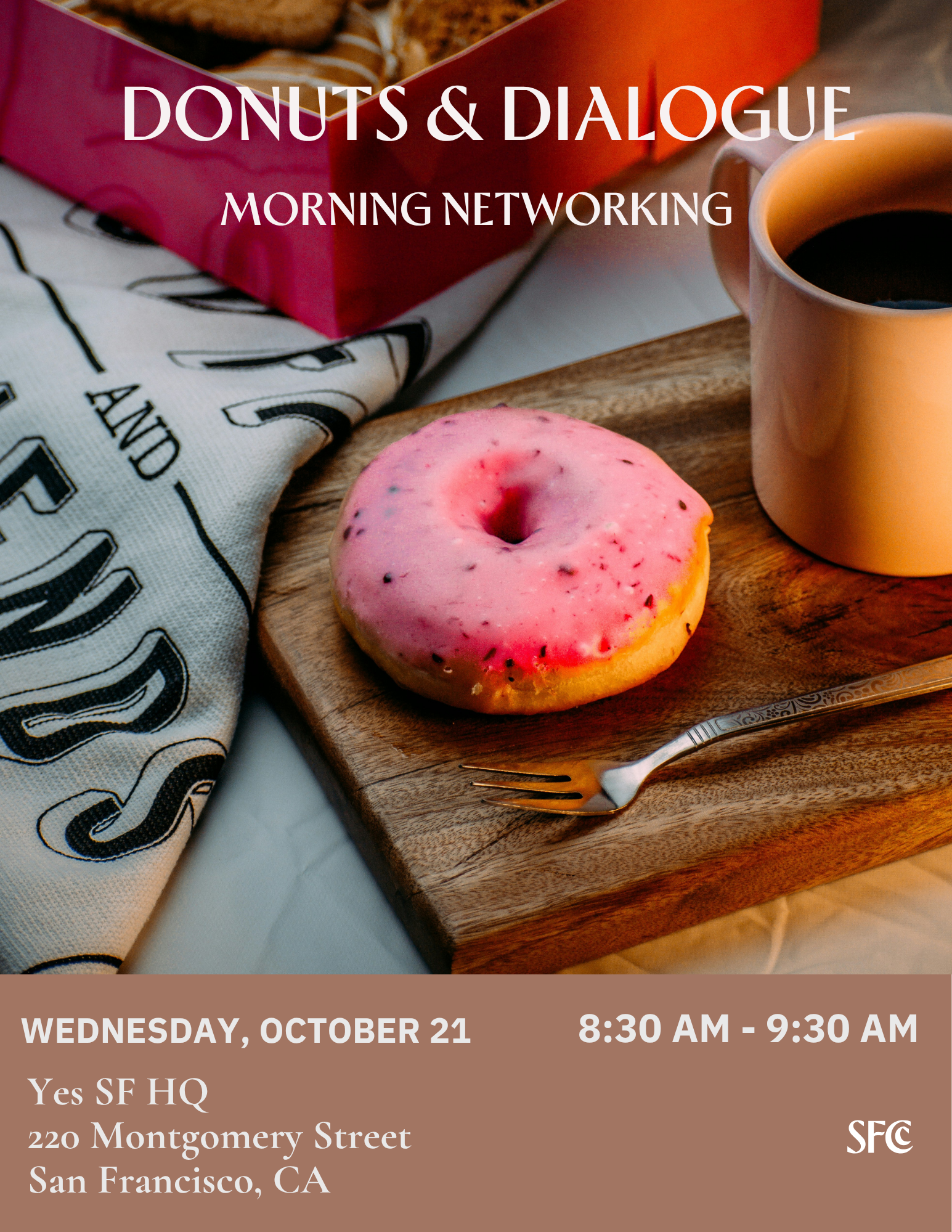 SFCC Donuts & Dialogue - Morning Networking