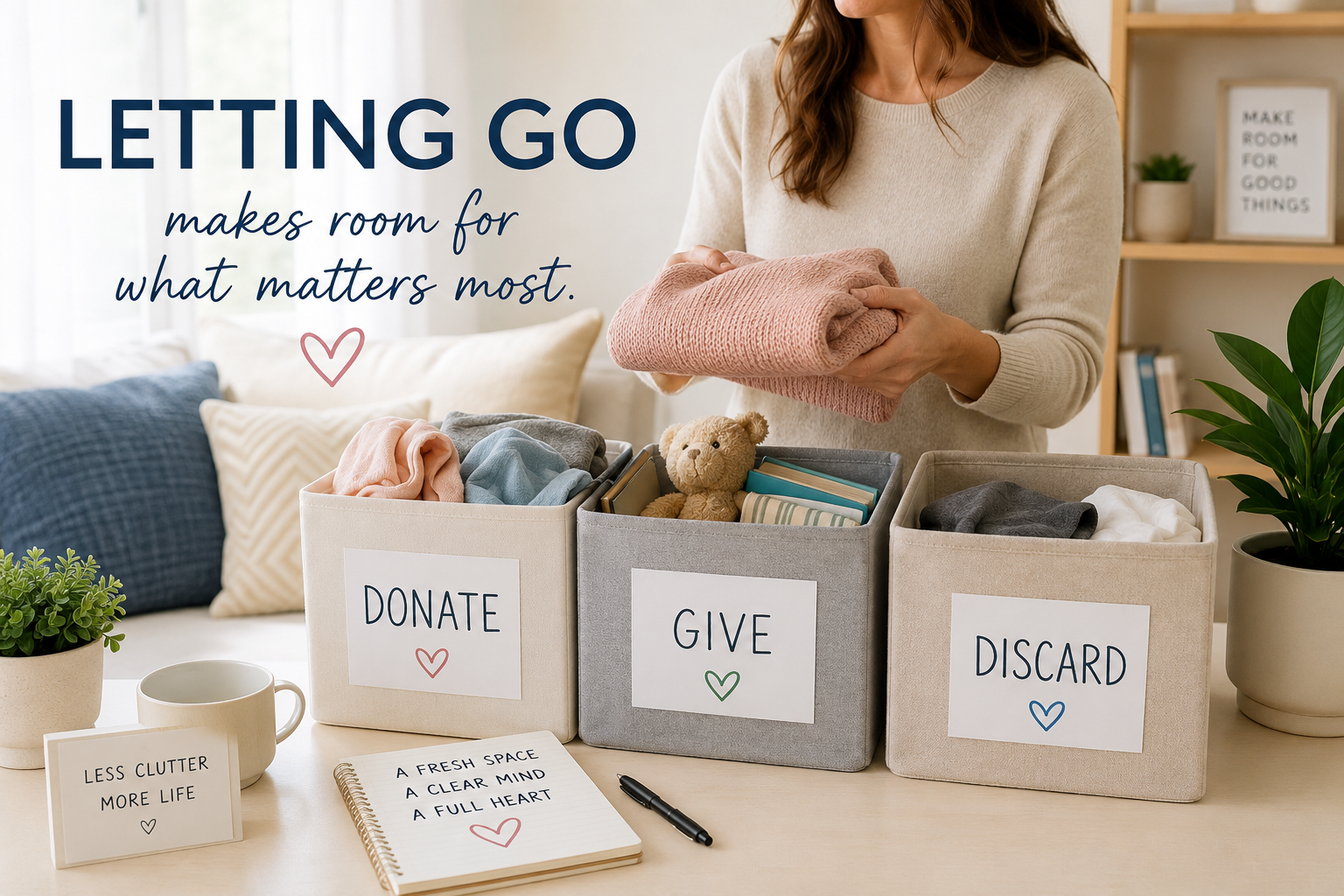 Letting Go: The Secret to a Successful Home Organization Project