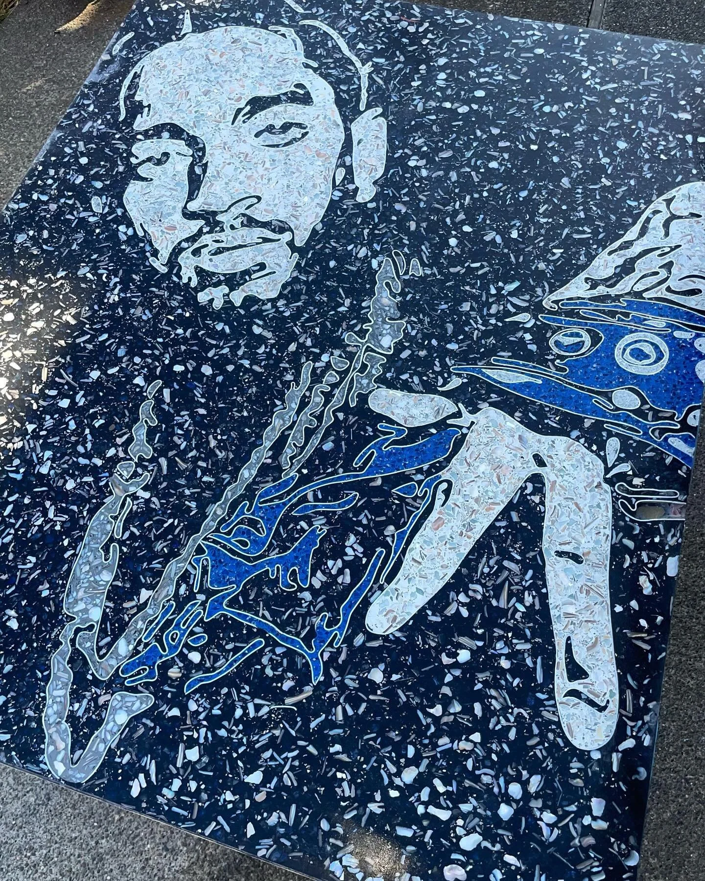 Work in progress Status Symbol 2.
.
.
.
.
. #art #artist #artgallery #allmoneyin #design #la #losangeles #lifestyle #luxury #mixedmedia #motivation #music #tmc #nipsey #nipseyhussle #sculpture #style #rap #handmade #terrazzo