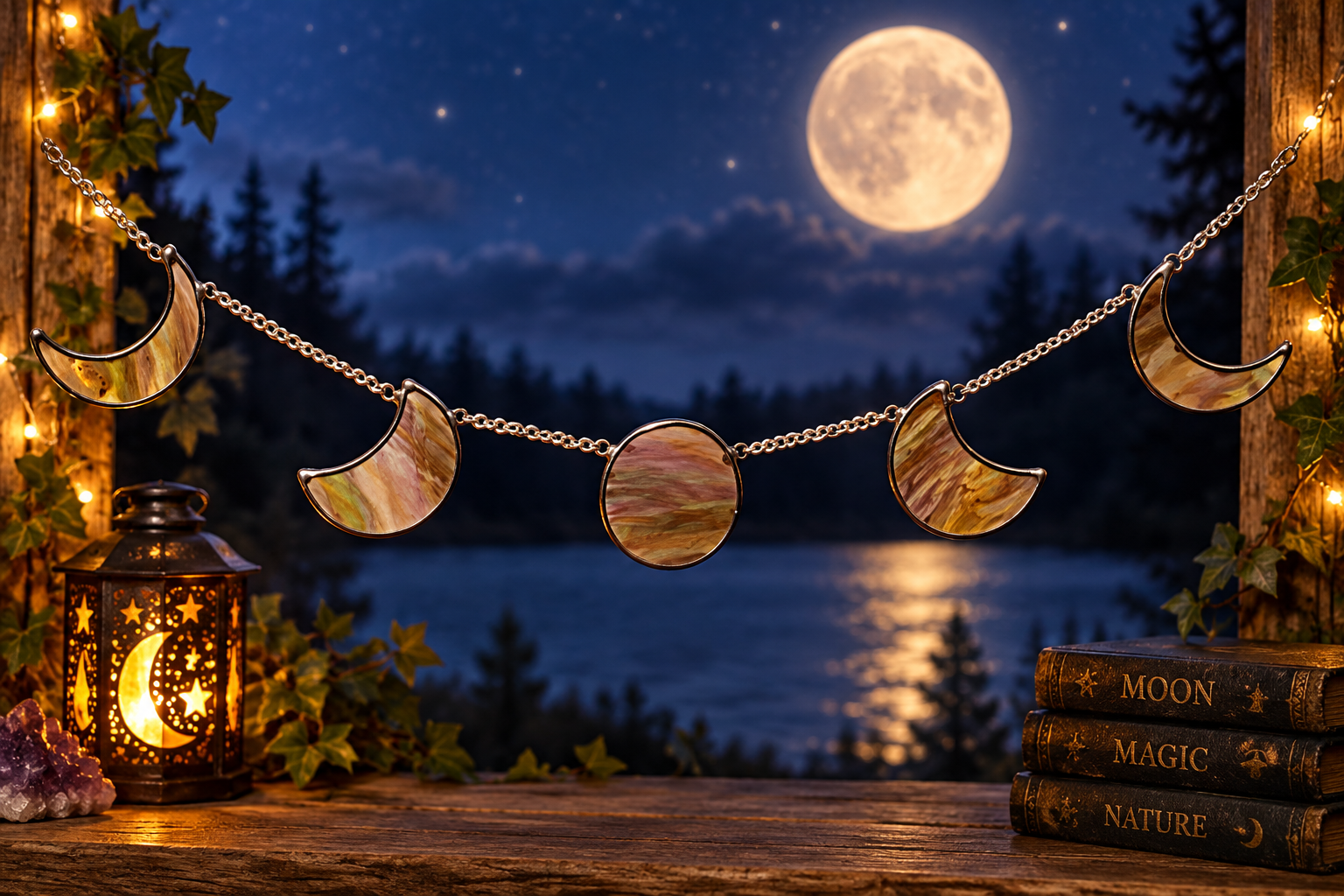 Moon Phase Suncatcher