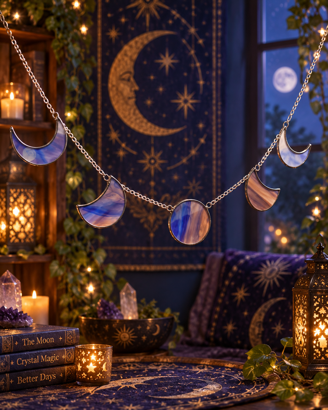 Moon Phase Suncatcher