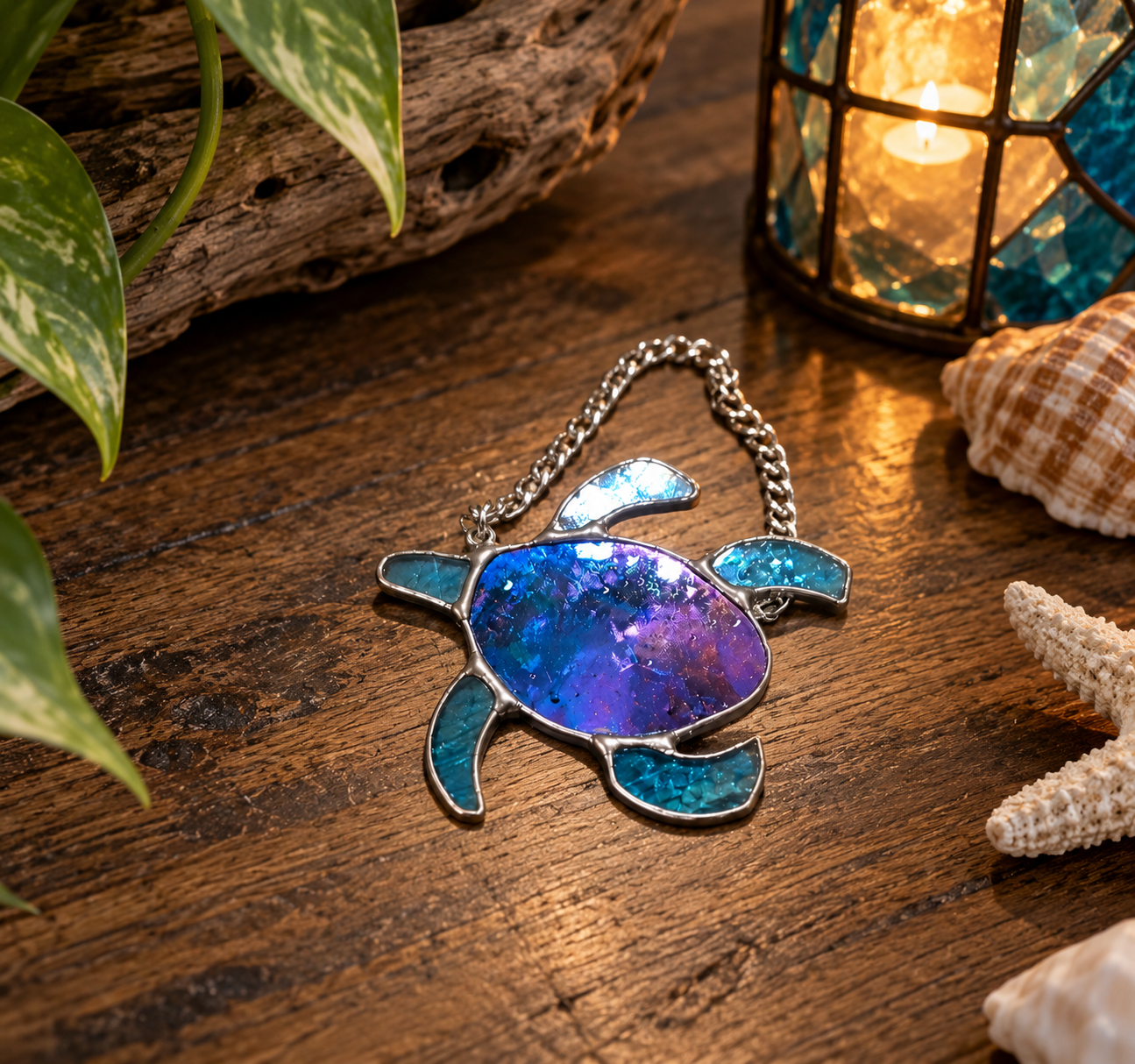 Stained Glass Turtle