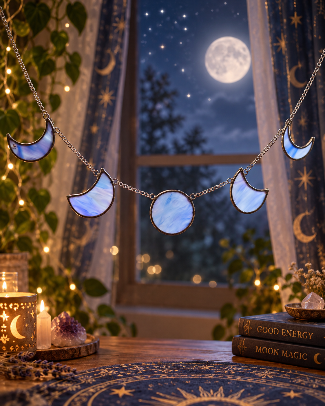 Moon Phase Suncatcher