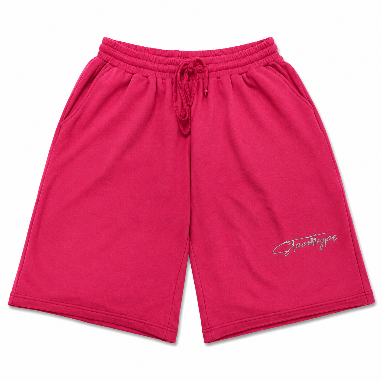 “AGAINST THE GRAIN” SWEAT SHORTS - PINK