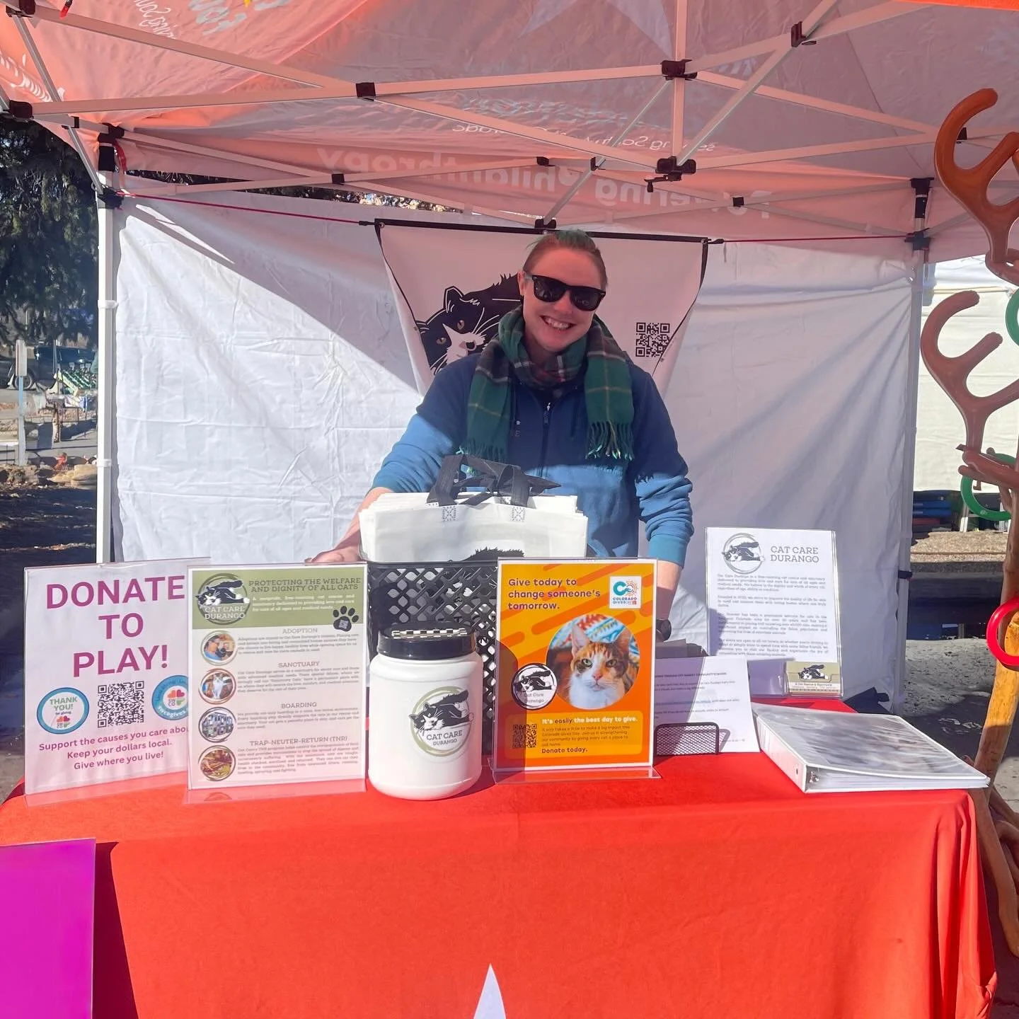 Thank you to everyone who stopped by to talk cats with us at the Harvest Market on Saturday. Your kindness, questions, stories, and support brought so much heart to the day. Your generosity this giving season means the world. The cats feel it, we fee