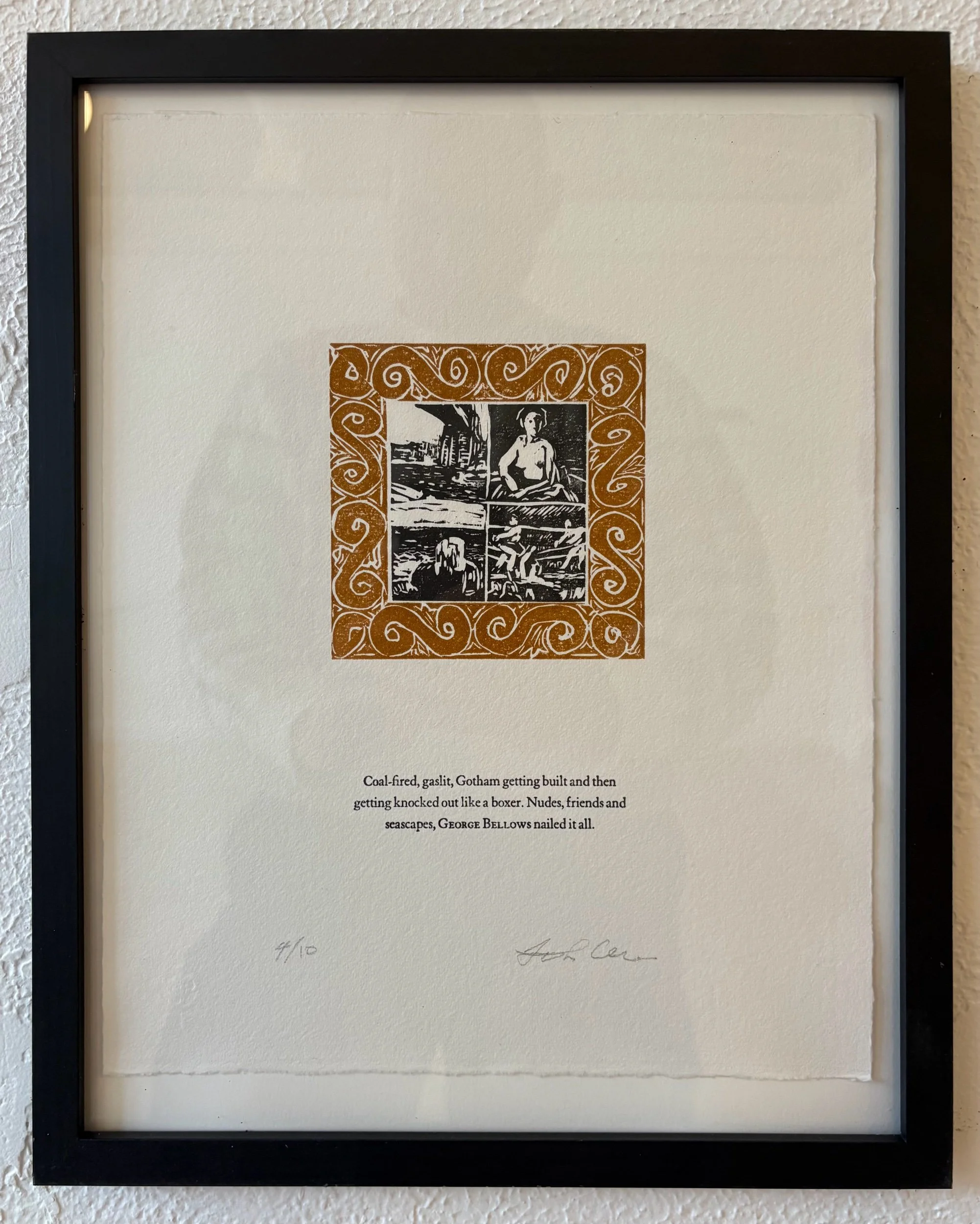 Frank Curran, “Bellows”, 2017, Ed 4, 6 1/4 x 4”