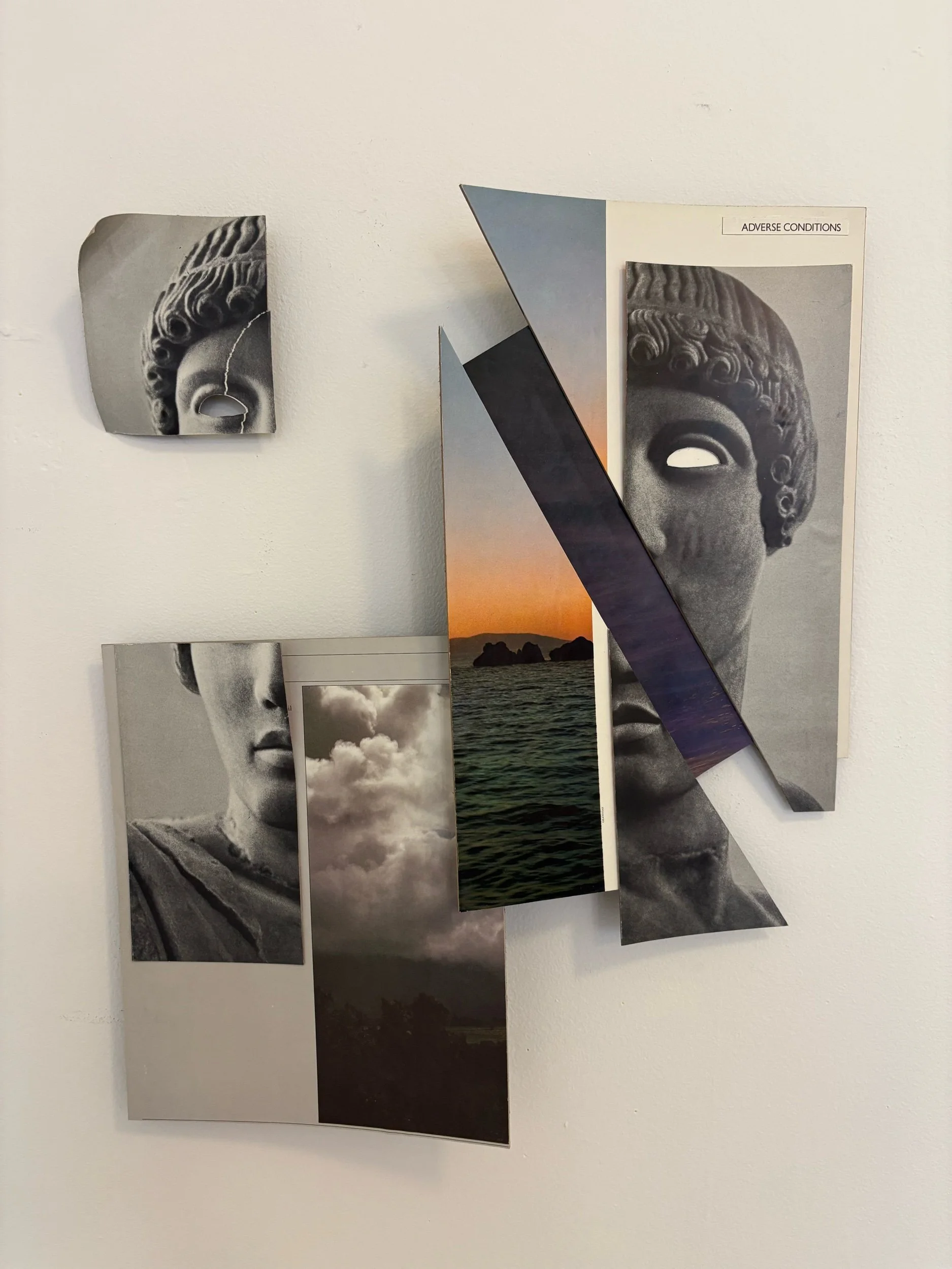 Mark Foyer, Untitled, Mixed Media Collage, 17 x  19
