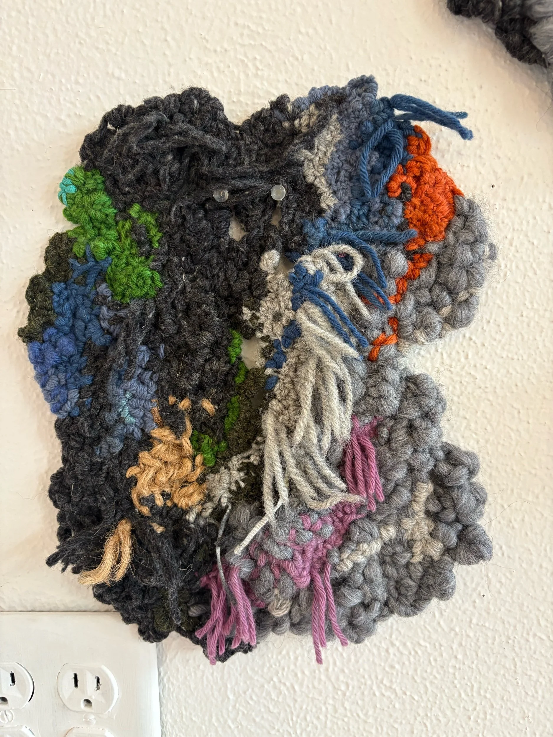 Mollie Dash, Island, Wool, Acrylic, Hemp, Cotton, 9 x 11