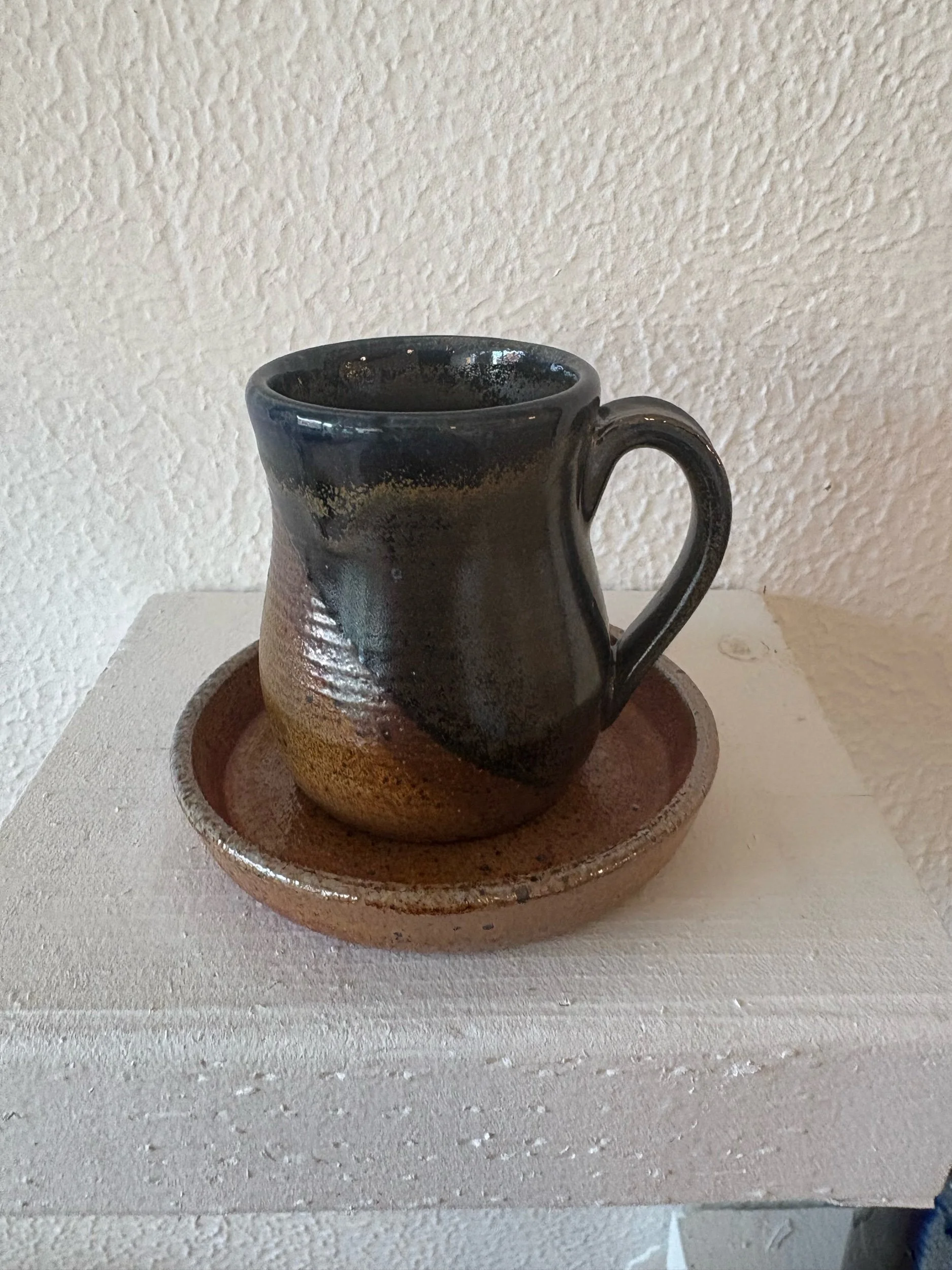 Jess Cropper Alt, Soda Fired Espersso/Demitasse Plate