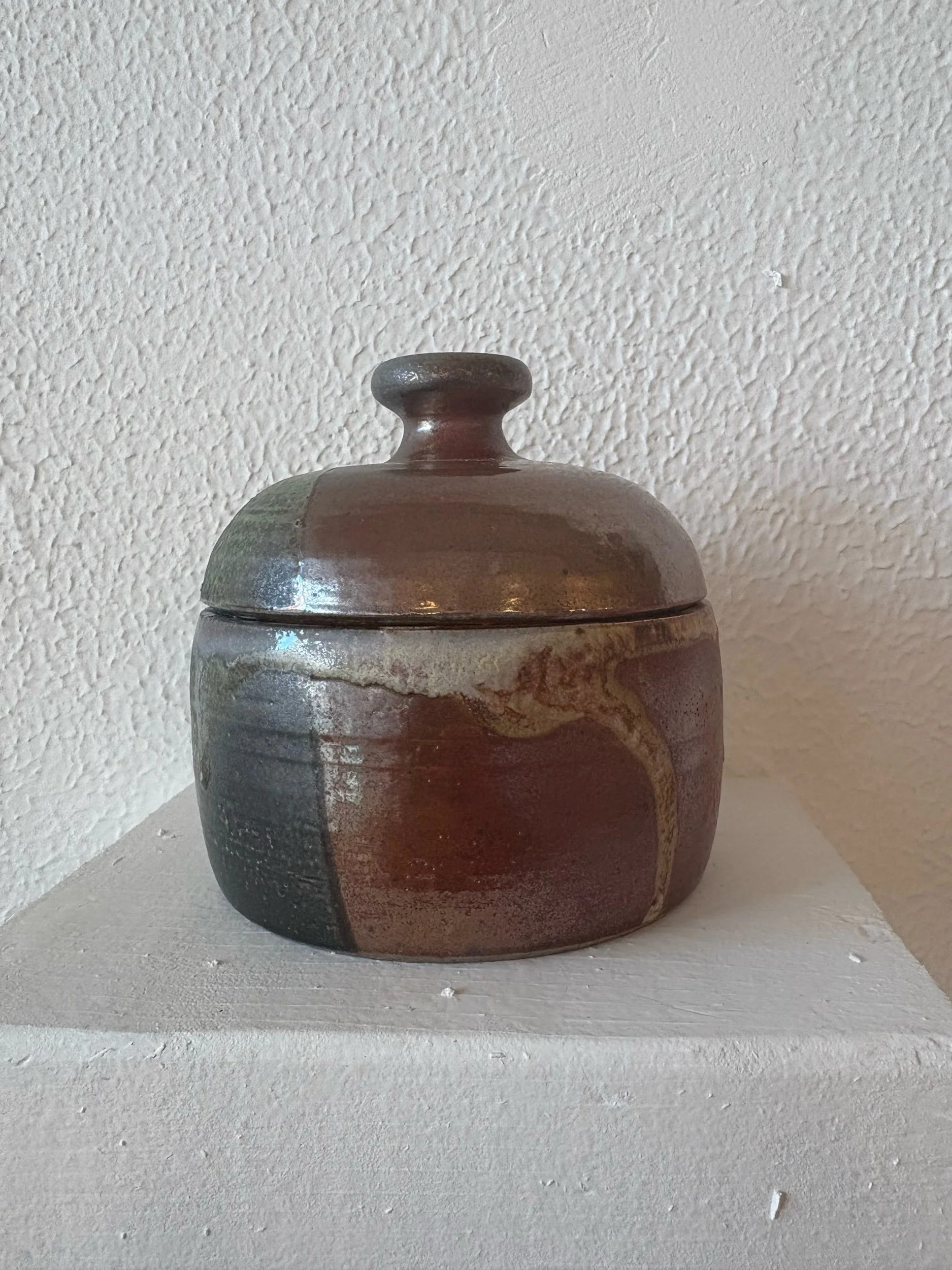 Jess Cropper Alt, Soda Fired Lidded Jar