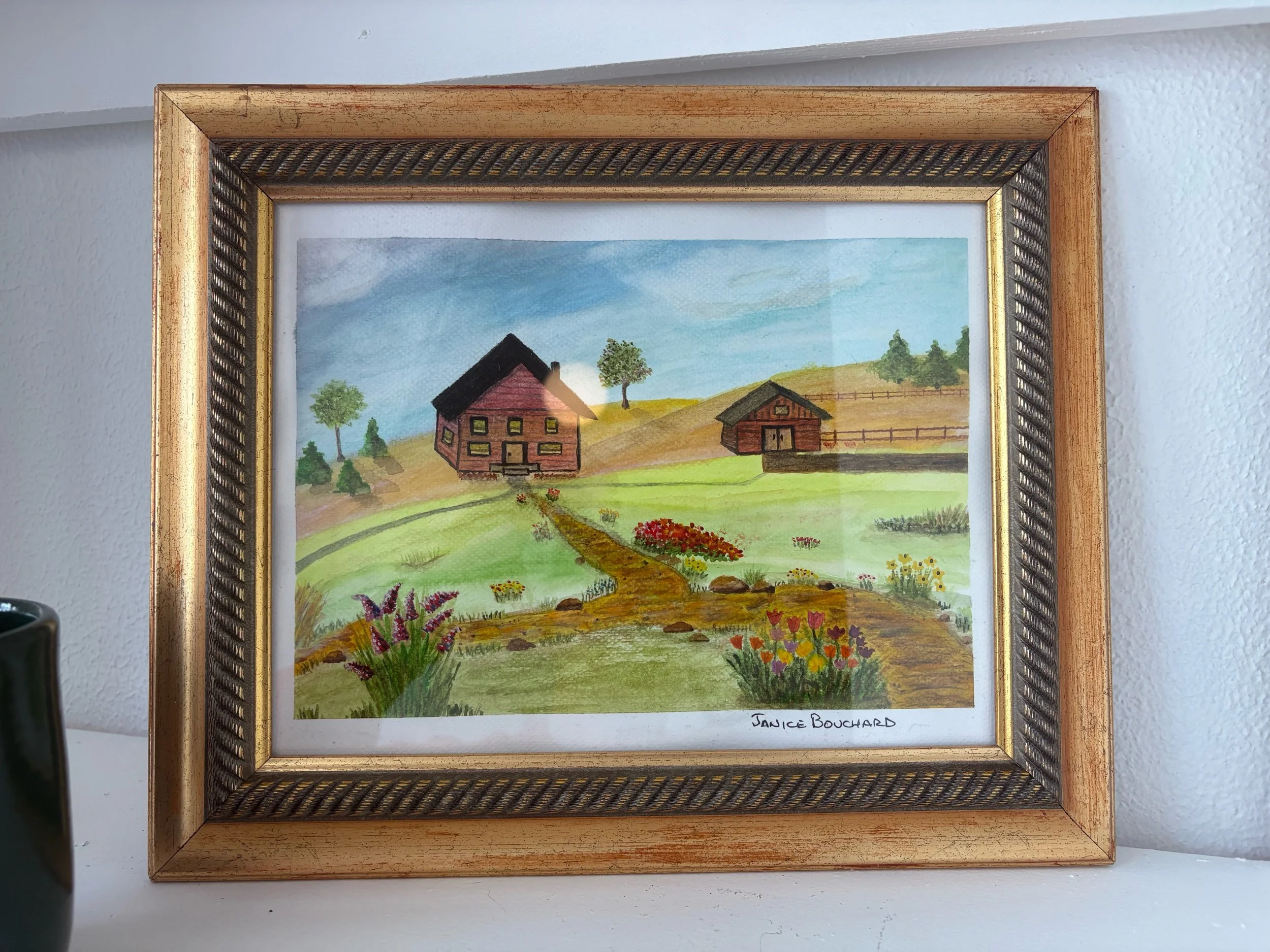Janice Bouchard, Landscape, 14 x 11.75”