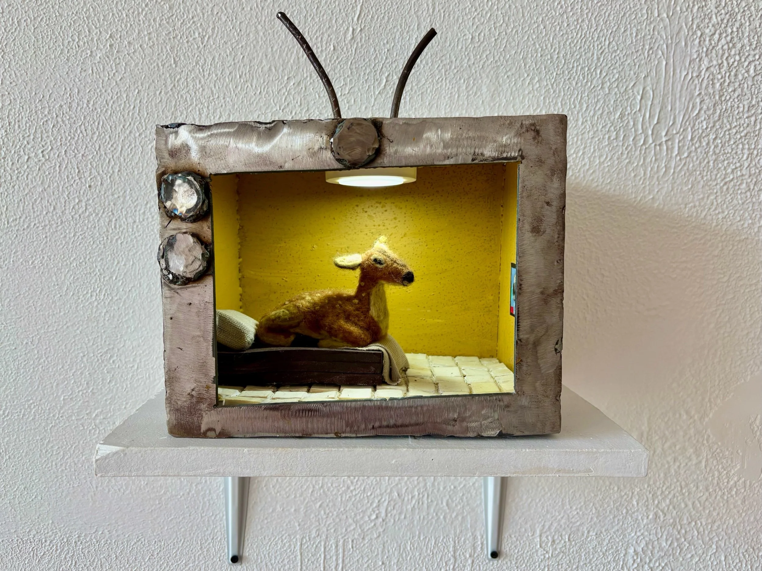 Cam Greaves, 51/50, Mixed Media Sculpture, 10.5 x 13 x 8.5, 2025