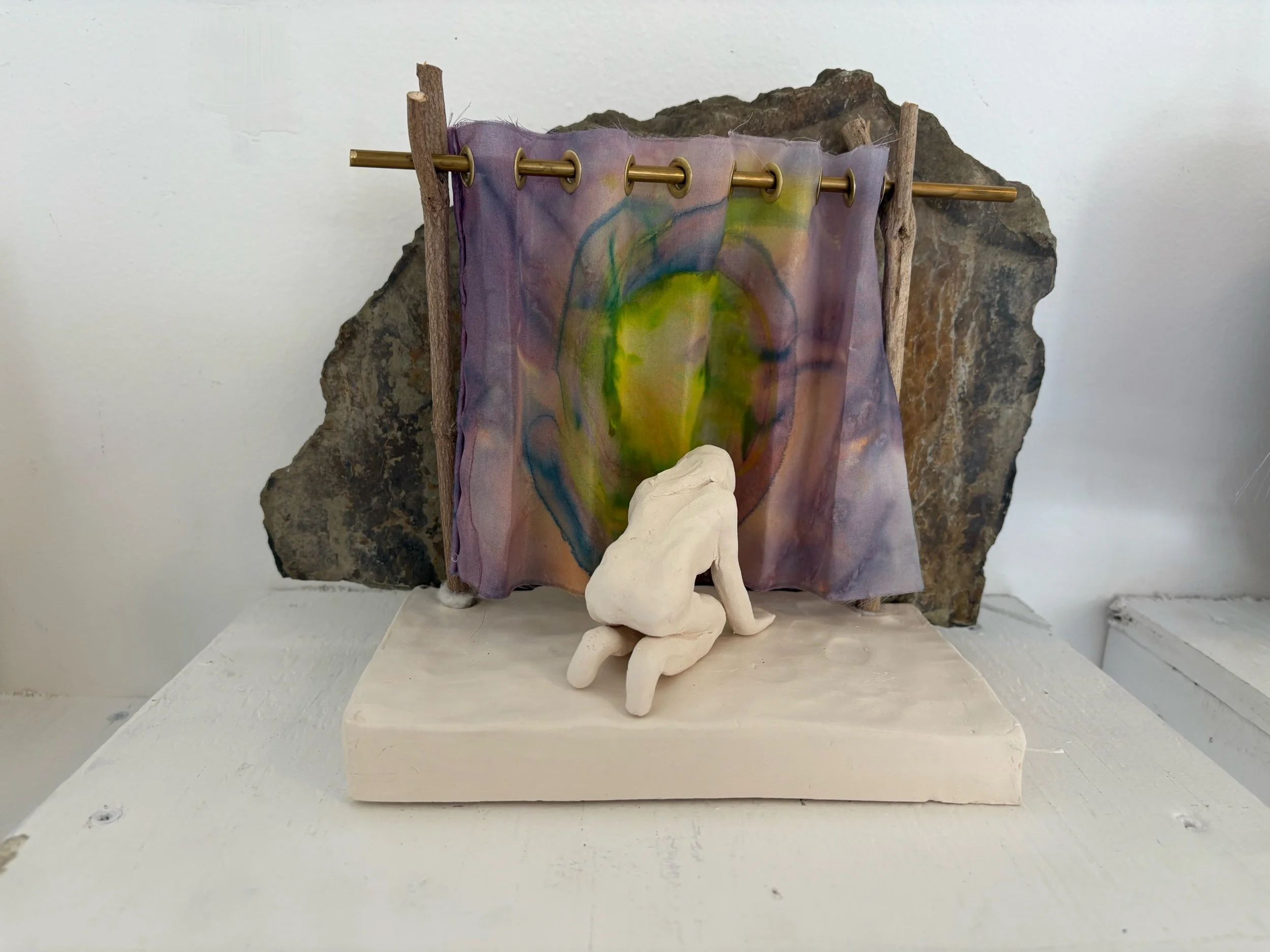 Nicole Quarles, The Grievers A, Mixed Media Sculpture, 10 x 5.5 x 8.5”, 2026